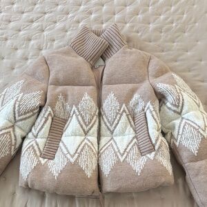 Varley Tan and Cream  Jacket